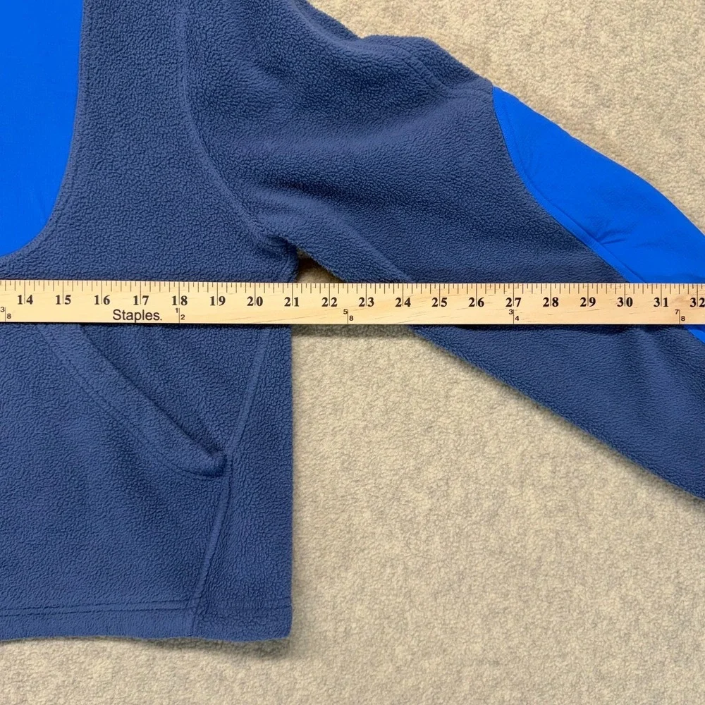 Lululemon Womens‎ Fleece Ripstop Hiking Sweatshirt Blue Crop Pullover Outdoor 6